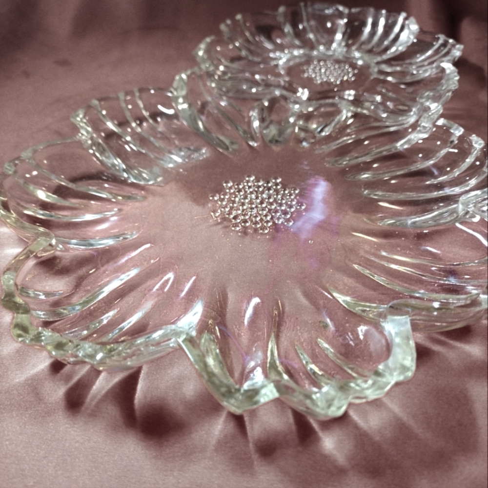 DBL carnival glass dish.